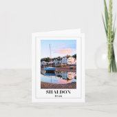 Shaldon Devon Karte (Vorderseite)