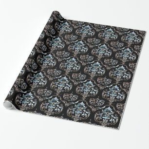 Shalliveye Barock Damast Eleganz Glänzend IV Geschenkpapier