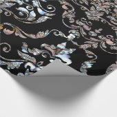 Shalliveye III Barock Damaskus Glossage Geschenkpapier (Ecke)