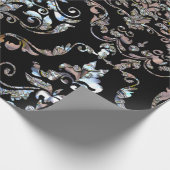 Shalliveye III Barock-Damast-Eleganz Geschenkpapier (Ecke)