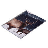SHALLOW FOCUS FOTO BROWN DEER NOTIZBLOCK (Linke Seite)