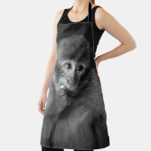 SHALLOW FOCUS FOTOGRAFIE DES SCHWARZEN MONKEY SCHÜRZE (InSitu)