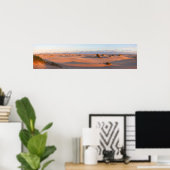 Shallow Inlet Dunes Panorama Poster (Heimbüro)