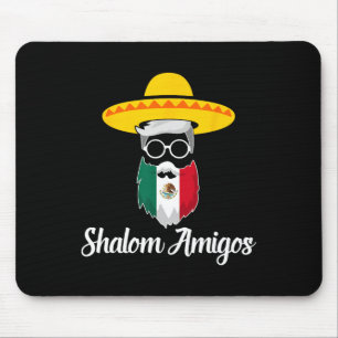 Shalom Amigos - Jüdisch-mexikanisch-Hanukkah Cinco Mousepad