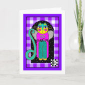 Shalom Angel Cat Grußkarte Karte (Vorderseite)