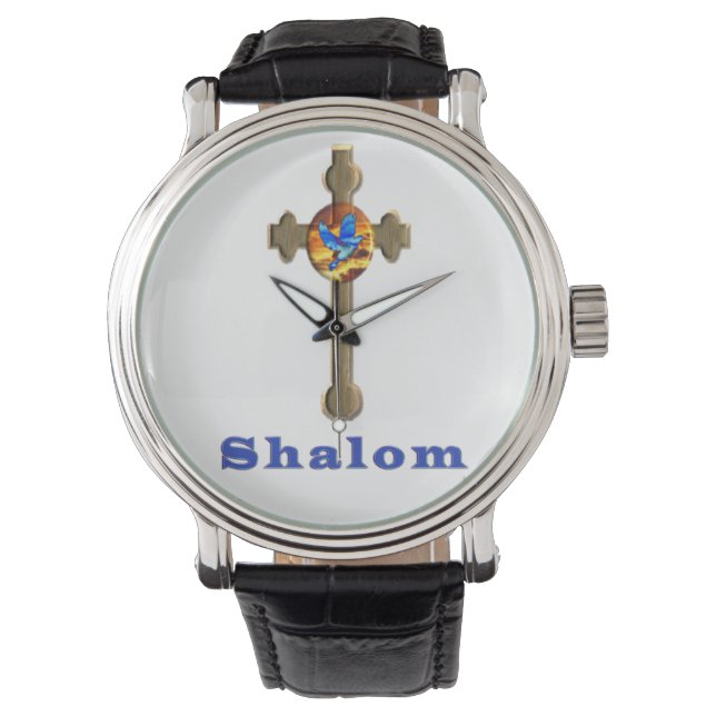 Shalom Armbanduhr (Vorderseite)