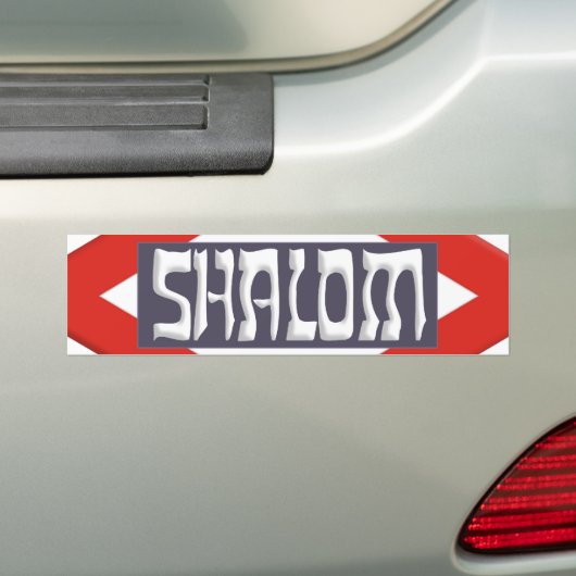 Shalom Autoaufkleber (Auf Auto)