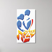 Shalom Bayit Leinwanddruck (Vorderseite)