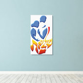 Shalom Bayit Leinwanddruck (Insitu (Holzboden))