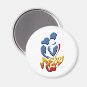 Shalom Bayit Magnet (Vorderseite/Rückseite)