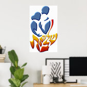 Shalom Bayit Poster (Heimbüro)