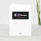 Shalom Bedeutung Grußkarte Karte (Rückseite)