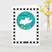 Shalom Bedeutung Grußkarte Karte (Gelbe Blume)