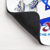 SHALOM betet für den Frieden in Jerusalem Mousepad (Ecke)