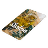 Shalom Bible Verse Flexible Foto Magnet (Linke Seite)
