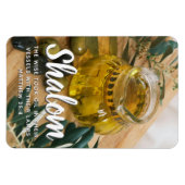 Shalom Bible Verse Flexible Foto Magnet (Horizontal)