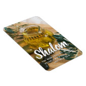 Shalom Bible Verse Flexible Foto Magnet (Rechte Seite)