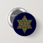 Shalom Button (Vorne & Hinten)