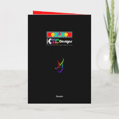 Shalom Dove Grußkarte Karte (Rückseite)