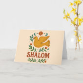 Shalom Dove Peace Earth Karte (Gelbe Blume)