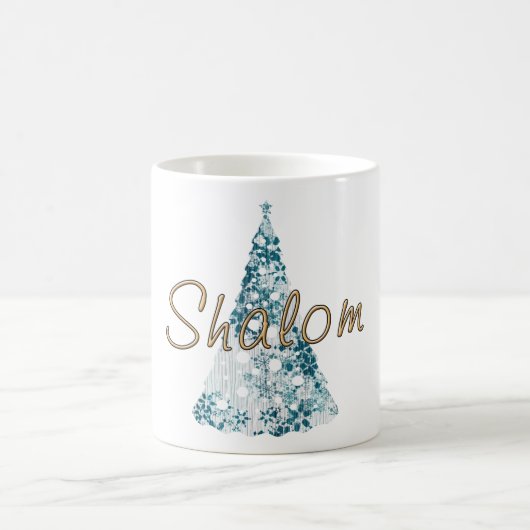 Shalom Feiertags-Schale Kaffeetasse (Mittel)