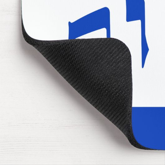 Shalom Flagge auf Hebräer Mousepad (Ecke)