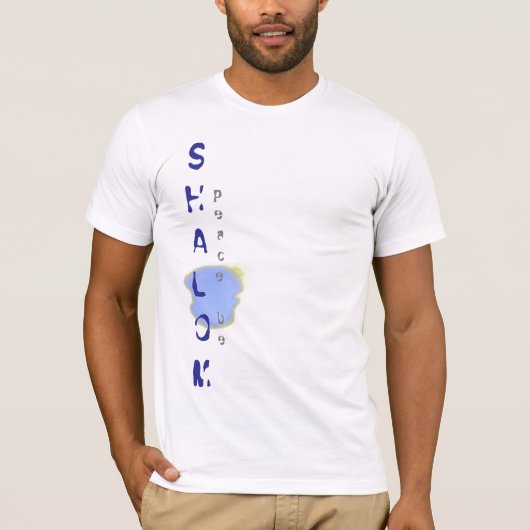 Shalom- Friede sei: T-Shirt (Vorderseite)