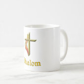 Shalom-Geschenke Kaffeetasse (VorderseiteRechts)