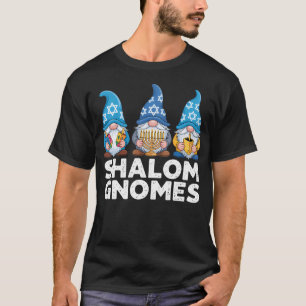 Shalom Gnome Lustiger Jude Chanukka 	 Chanukka Pjs T-Shirt