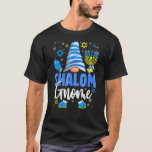 Shalom Gnome Menorah Dreidel Hanukka Chanukah Jude T-Shirt<br><div class="desc">Shalom Gnome Menorah Dreidel Hanukka Chanukah Jüdisches Mädchen</div>