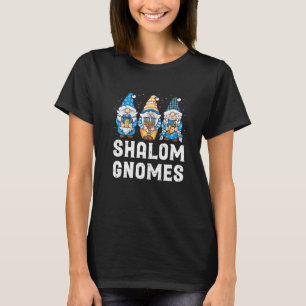 Shalom Gnomes Funny Jew Hanukkah Pajamas Chanukah T-Shirt