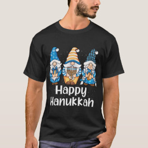 Shalom Gnomes Jew Hanukkah Chanukah Jewish Holiday T-Shirt