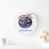 Shalom Große Wanduhr (Zuhause)