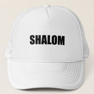 Shalom Hebrew Wort Frieden Truckerkappe