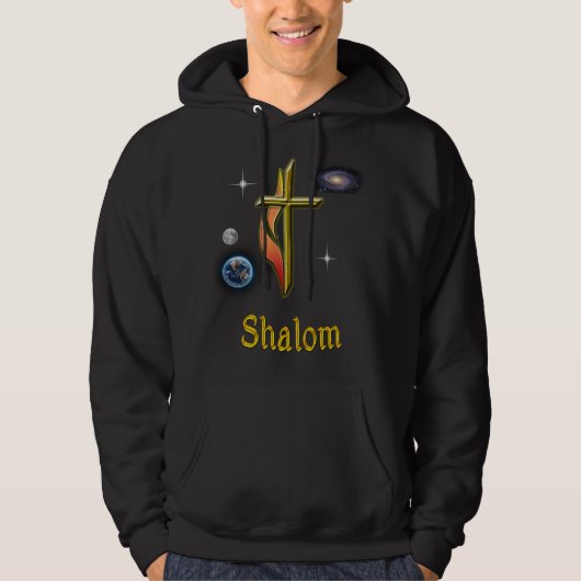 Shalom Hoodie (Vorderseite)