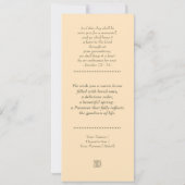 Shalom in Pesach. Fine Art Passover Grußkarte Karte (Rückseite)