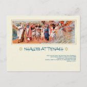 Shalom in Pesach.Fine Art Pessach Postkarte (Vorderseite)