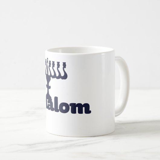 Shalom Kaffeetasse (VorderseiteRechts)