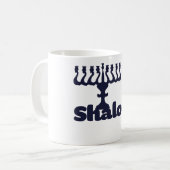 Shalom Kaffeetasse (Vorderseite Links)