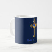 Shalom Kaffeetasse (Vorderseite Links)