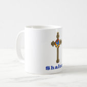 Shalom Kaffeetasse (Vorderseite Links)