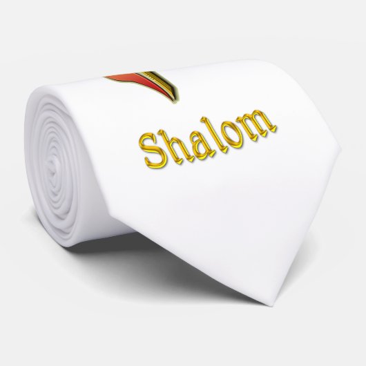 Shalom Krawatte (Gerollt)