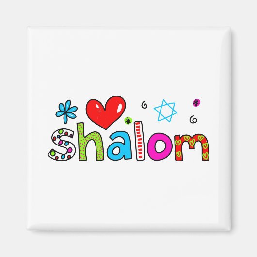 Shalom Magnet (Vorne)