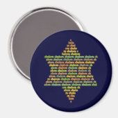 Shalom Magnet (Vorderseite/Rückseite)