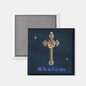 Shalom Magnet (Vorderseite/Rückseite)