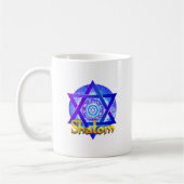 SHALOM mit David Medallion Kaffeetasse (Links)