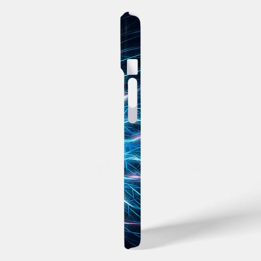 Shalom On Blue Fraktal Case-Mate iPhone Case (Rückseite / Links)