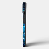 Shalom On Blue Fraktal Case-Mate iPhone Case (Rückseite / Links)