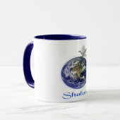 Shalom Peace Dove Tasse (Vorderseite Links)