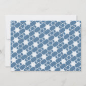 Shalom Peace Liebe Light Modern Hanukkah Foto Card Einladung (Rückseite)